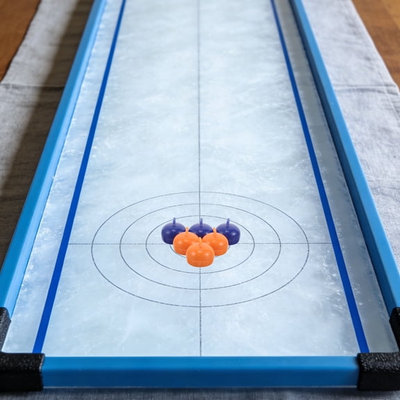 OUNONA Plastic Tabletop Shuffleboard Curling Pucks Replacement Set for Indoor Family Game Fun