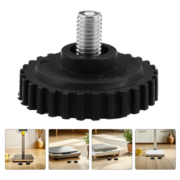 OUNONA Universal Replacement Feet with Rubber Bumpers for Kitchen Scales and Jewelry Scales, Screw- Design