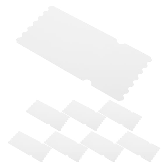 OUNONA 8Pcs Printable Blank Ticket Sheets for Weddings Concerts and Event Personalization