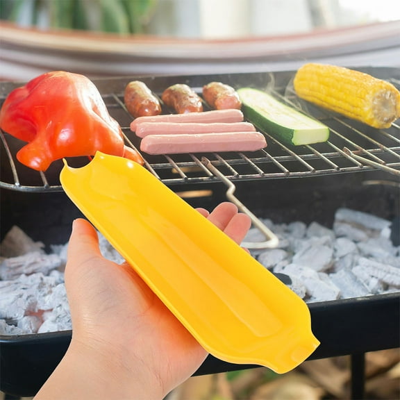 OUNONA 8pcs Corn Tray Serving Plate for Appetizers Snacks and Desserts for Parties Food Trays Corn Dishes for Veggies Fruits Corn Chips