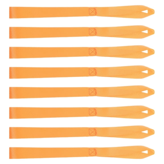 OUNONA 8pcs Nylon Hook Strap For Beach Atv Motorcycle Luggage Multi Functional Tie Down Strap Heavy Duty Binding Strap