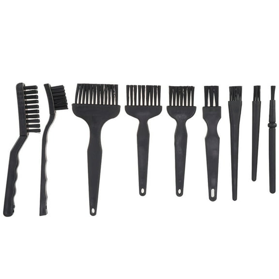 OUNONA 9-Piece Anti-Static Cleaning Brush Set for Computers, Electronics, Keyboards, and Delicate Components