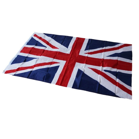 OUNONA Britain Flag Uk Banner in Assorted Color with Uv Resistant Dye for Outdoor Use