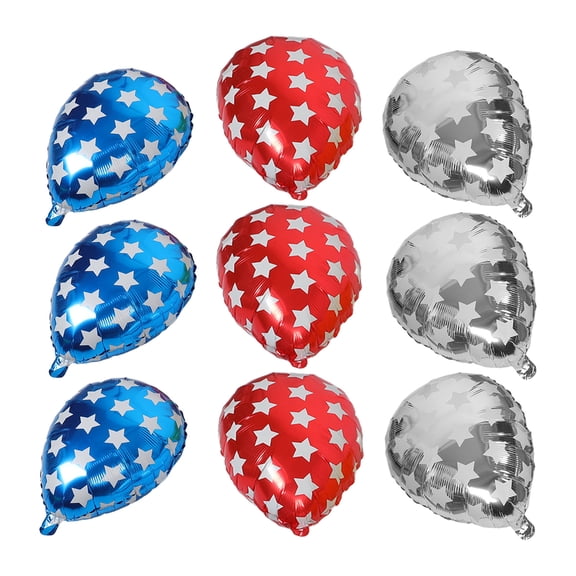 OUNONA 9Pcs Boxing Balloons Assorted Color Boxing Party Accessories for Indoor Outdoor Sports Birthday Decorations
