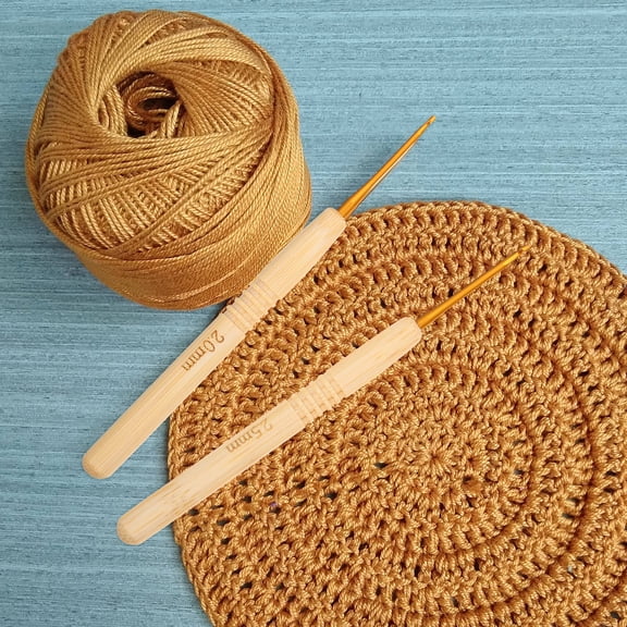OUNONA 9-Piece Lightweight Crochet Hook Set with Smooth Tips for Sweaters, Scarves, Hats and Knitting Projects