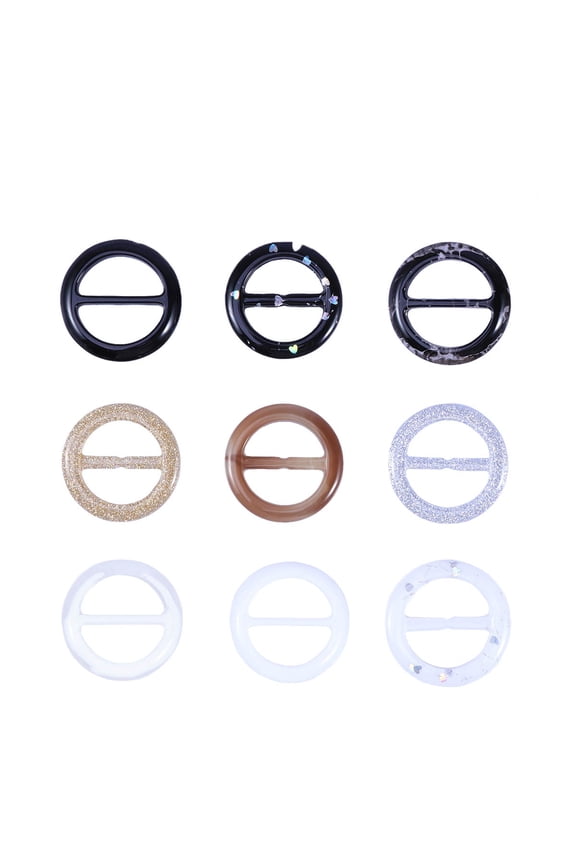 Tineasur shirt cincher clip 9pcs Elegant Round Resin Clipping for Women Daily Wear
