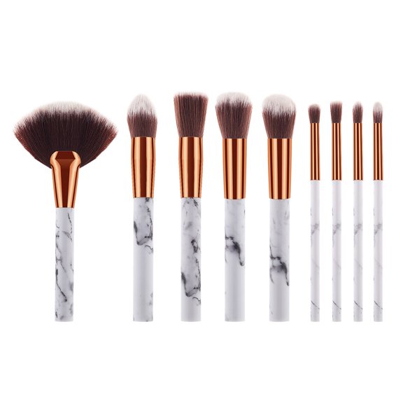 OUNONA  Makeup Set Multi Fine Dense Bristles No Shedding 9Pcs