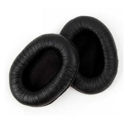 OUNONA A Pair of Headphones Replacement PU Ear Pads Ear Cushions Ear Cups for MDR7506 MDRV6 MDRCD900ST (Black)