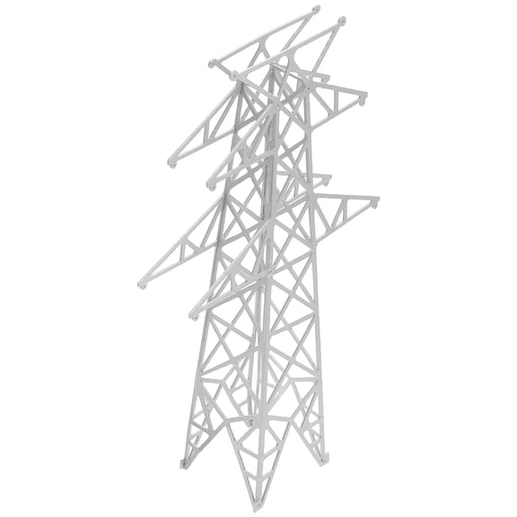 OUNONA Electric Tower Model ABS Plastic Visual Impact for Hobbyists