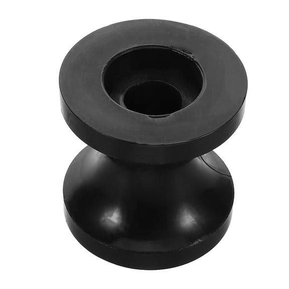 OUNONA  Ab Wheel Roller Exercise Machine Bearing Wheels Fitness Black