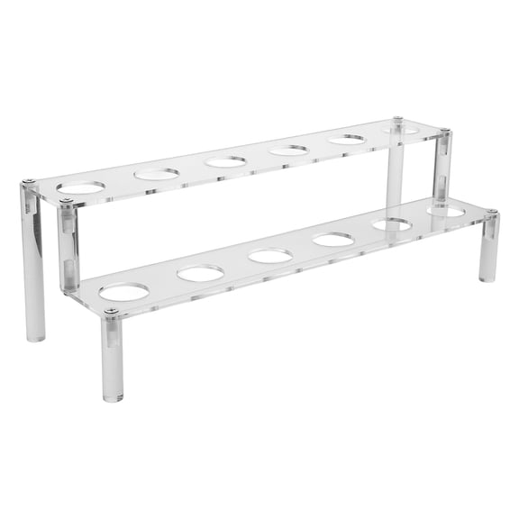 OUNONA Transparent Acrylic Cone Holder for Ice Cream, Sushi, Popcorn Stands - Display Rack for Parties and Events