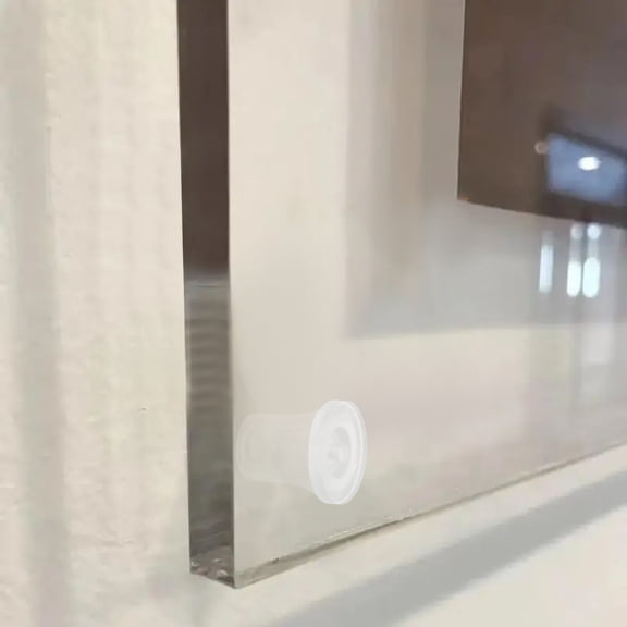 OUNONA 10Set Clear Acrylic Upholstery Nails with Invisible Mounting Hardware for Furniture