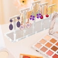 thumbnail image 1 of OUNONA Multi-Tier Clear Acrylic Earring Organizer Stand with Base, Jewelry Display Rack for Desktop Storage and Display, 1 of 8