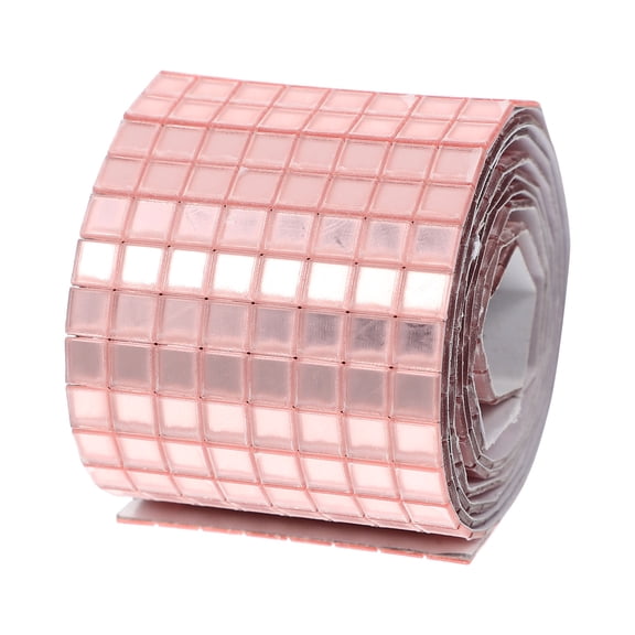 OUNONA Acrylic Patch Rose Gold Mosaic Sticker Home Decor