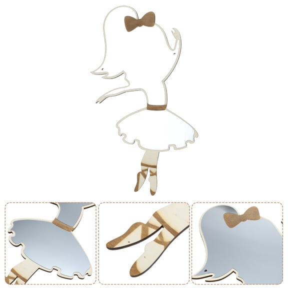 OUNONA Acrylic Safety Mirror Sticker for Kids Room Decor Multi Shatterproof Easy to Install 7 Inch