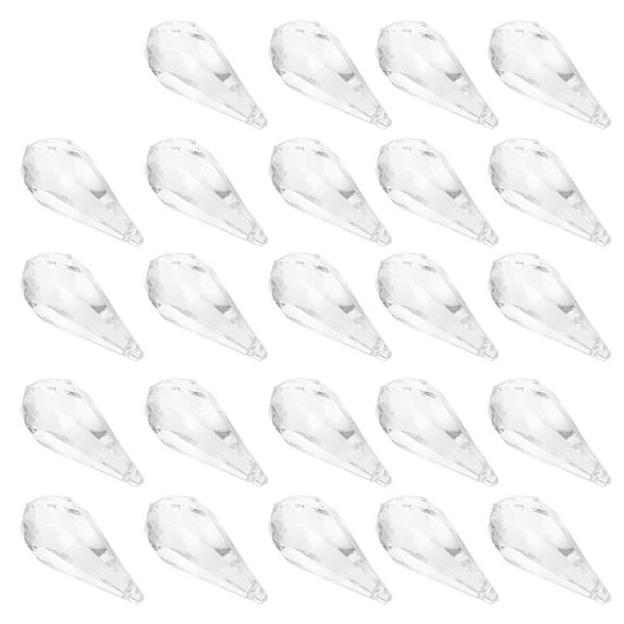 OUNONA Wedding Decoration Crystals Acrylic Prisms Hanging Pendant Decor 71pcs for decoration