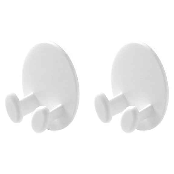 Tineasur Wall Mount Cable Organizer with Adhesive Plug Hangers, Easy to Install, White, 4-Pack for Cord Management