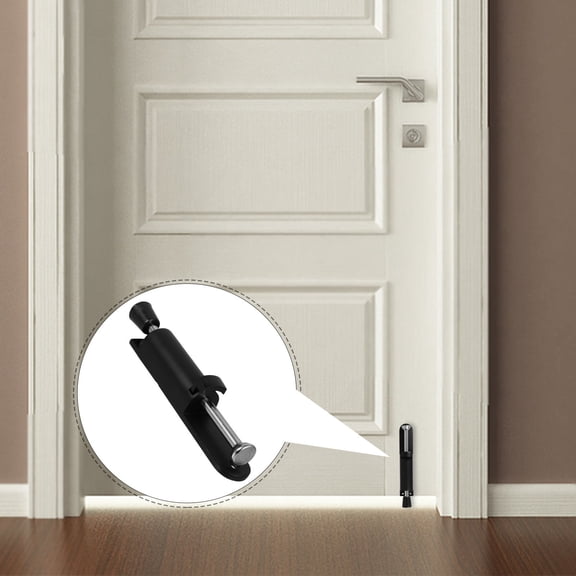 OUNONA Adjustable Door Stopper for Boats Heavy Duty Door Lock Holder Marine Stop with Kick down Step Spring Loaded Telescopic Holder for Home Office Yacht