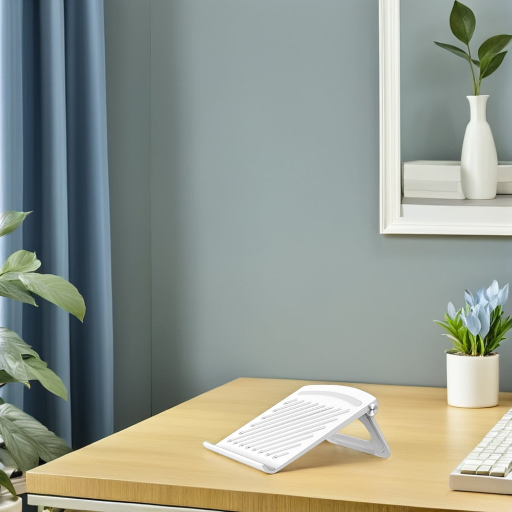 OUNONA Adjustable Foldable Laptop Stand Multi Angle Desktop Riser For ...