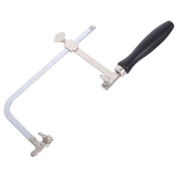 OUNONA Adjustable Hacksaw Frame with Iron Material for Heavy Duty Projects 1Pack