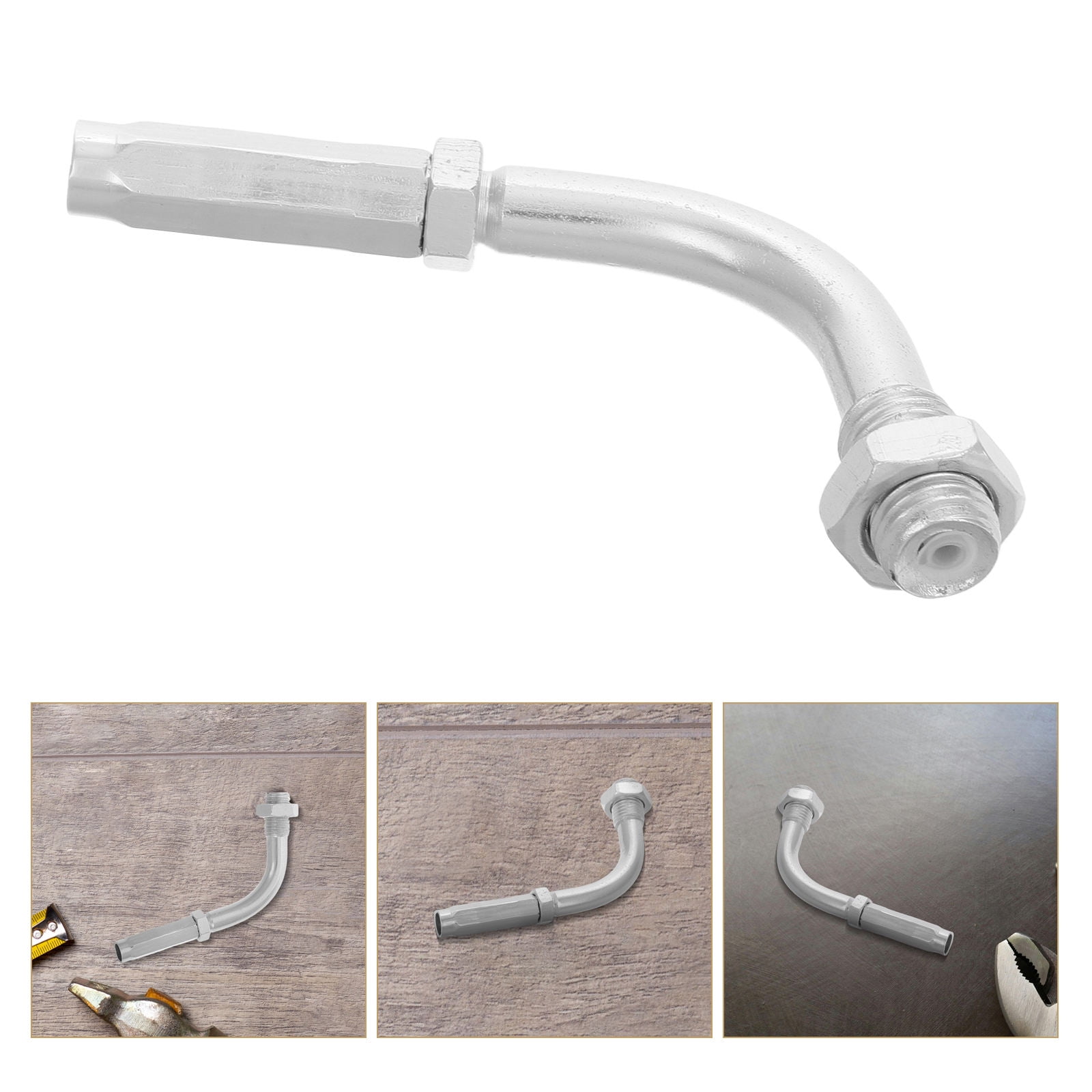 OUNONA Adjustable Throttle Cable Adjuster for Motorcycle 90 Degree Angle Aluminum Alloy for Dirt Bikes and Scooters