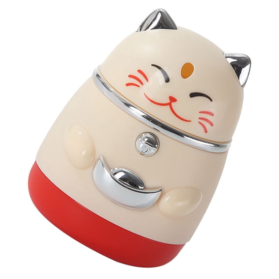 OUNONA Toothpick Holder Dispenser with Lucky Cat Design, Decorative Desktop and Kitchen Storage Accessory