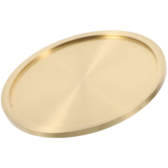 OUNONA Table Protection Teacup Coaster Copper 1Pcs