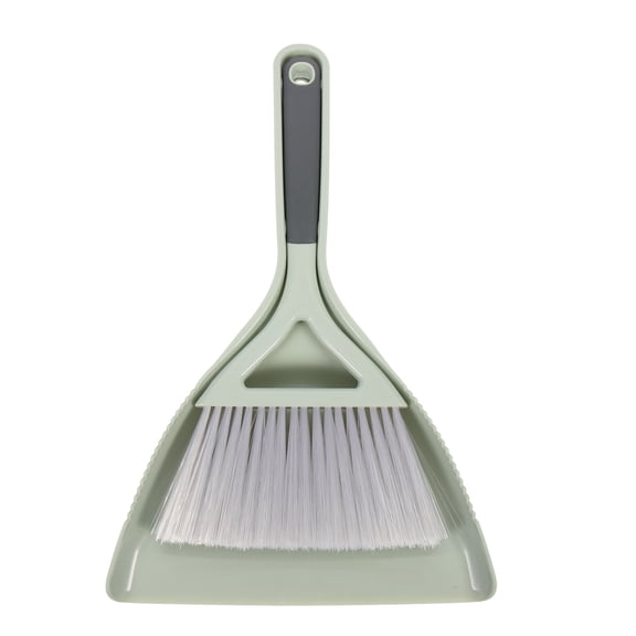 OUNONA Air Broom Dustpan Combination Practical Cleaning Set 31X21X4CM Green