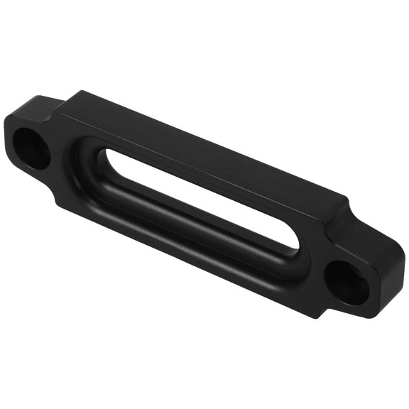 OUNONA Aluminum Alloy Winch Fairlead Mount with -Resistant Black for Off-Road Vehicles