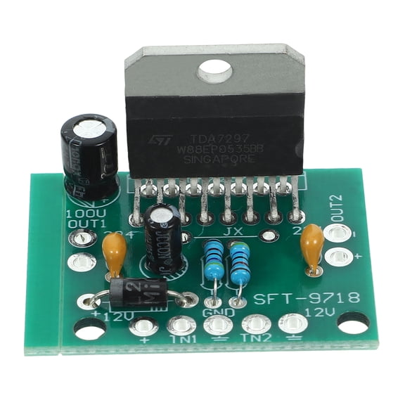 OUNONA  Amplifier Board Kit Passive Preamplifier Volume Controller Digital Power Amplify Green