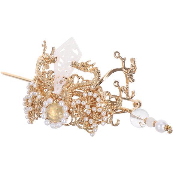 OUNONA Ancient Style Golden Hairpins with Alloy Sticks for Chinese Festival Wear