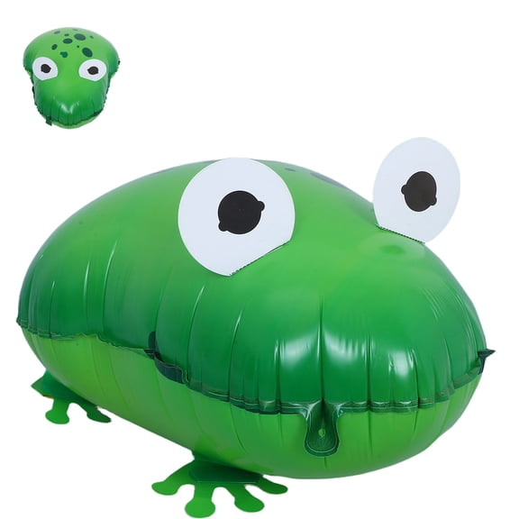 OUNONA Multi Color Inflatable Frog Balloon Walking Animal Birthday Party Decor with Material