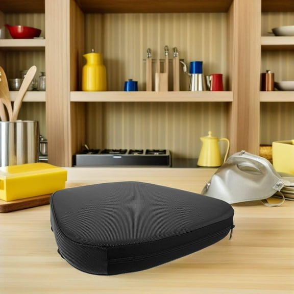 OUNONA Motorcycle Passenger Seat Pad Black Thickened Anti-Slip Waterproof for Enhanced Comfort