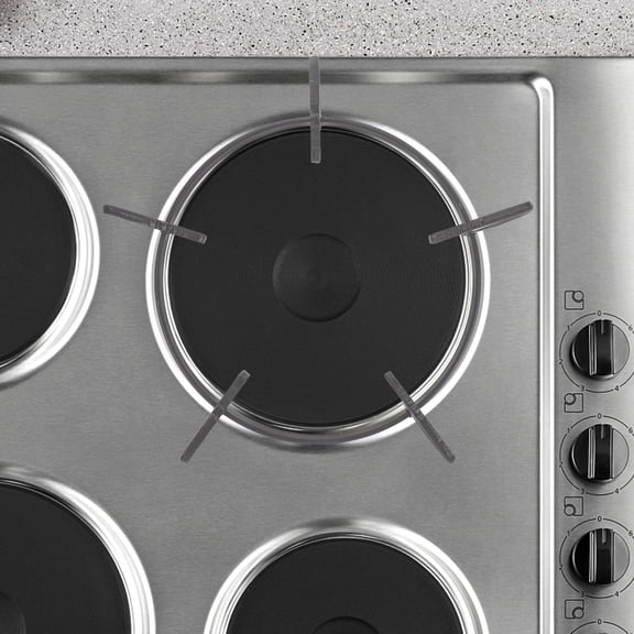 OUNONA Black Cast Iron Gas Stove Stand with Non- Pot Holder, Kitchen Wok Support Rack for Cooking