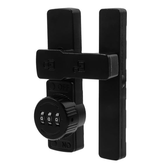 OUNONA Anti-theft Mechanical Latches Drawer Child Locks Smart Gate Black