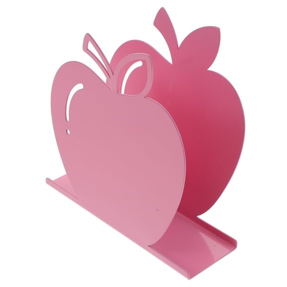 OUNONA Apple Shaped Paper Napkins Hand Napkin Holder Serviette Holder 13X4X12.5CM Pink