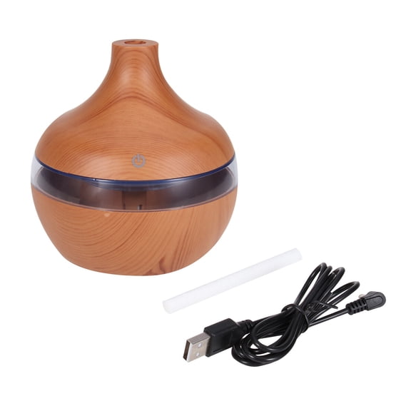 OUNONA Aroma Diffuser with LED Lights for Home Use ABS Material Khaki Color 200ml Capacity