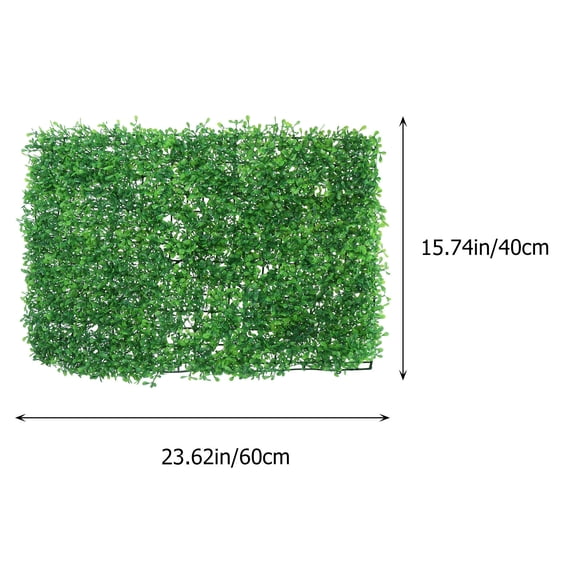 DRAFIDEEP Artificial Grass Turf Green Plastic for Landscaping Grass Gardens 1Pack 23.6x15.7in