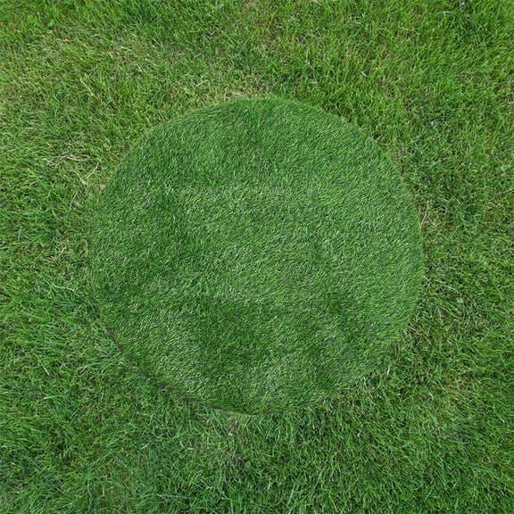 OUNONA Artificial Grass Rug Green Table Decor for Indoor Outdoor Furniture with Natural Look