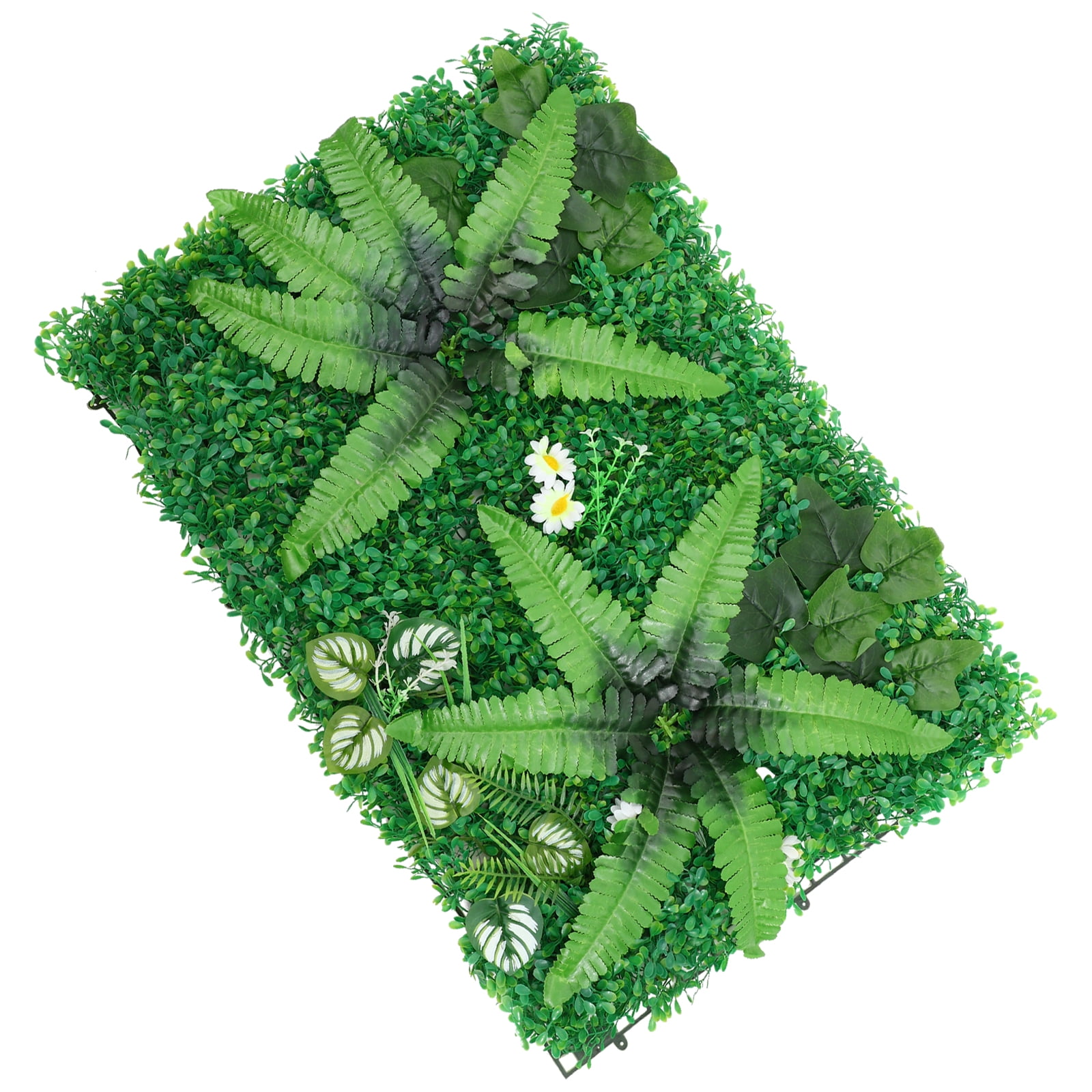 OUNONA Artificial Green Hedge Wall Panel Artificial Greenery Wall Panel ...