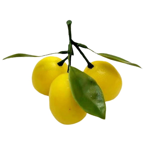 OUNONA Artificial Lemons For Decoration Room Decoration Fruit Model 1Pack