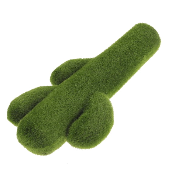 OUNONA Artificial Moss Cactus Wall Fern Succulent Succulents Green