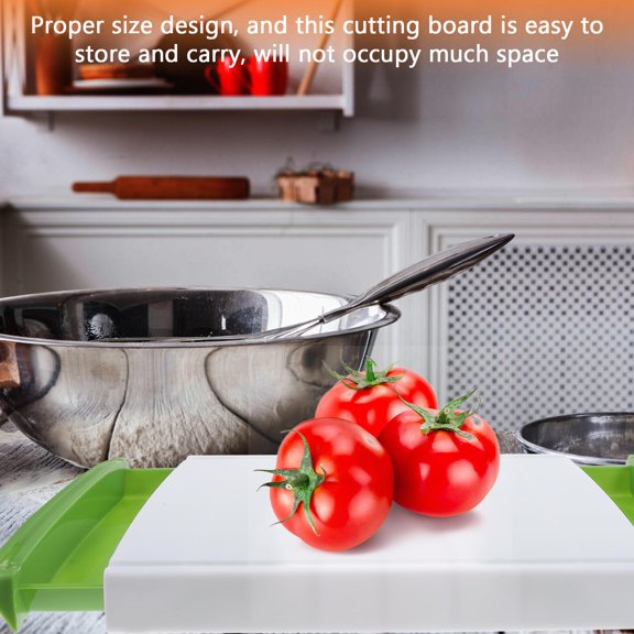 OUNONA Multi Function Square Drawer Cutting Board with Rounded Edges and Non- Design