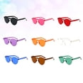 thumbnail image 1 of OUNONA Assorted Color Fashion Sunglasses AntiUV Jelly Color Eyewear UV400 Protection for Decor 9pcs Set, 1 of 8