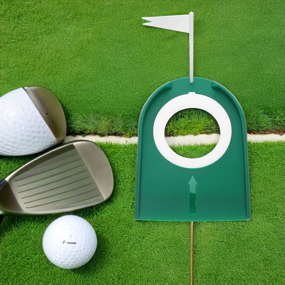 OUNONA Assorted Color Golf Putting Trainer Aid for Indoor and Outdoor Practice Durable Plastic Construction 4pcs