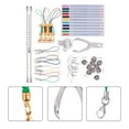thumbnail image 1 of OUNONA 188-Piece Shrink Plastic Craft Kit with Assorted Heat Shrink Sheets for Charms and Projects, 1 of 5