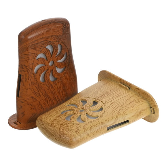 OUNONA 2Pcs Sound Hole Humidifier for Acoustic Guitars with Automatic Humidity Regulation and Stylish Wood Grain