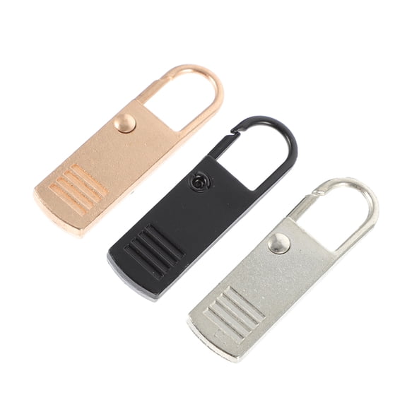 NUOLUX 9Pcs Metal Zipper Puller Replacement for Luggage Backpacks Durable Assorted Color