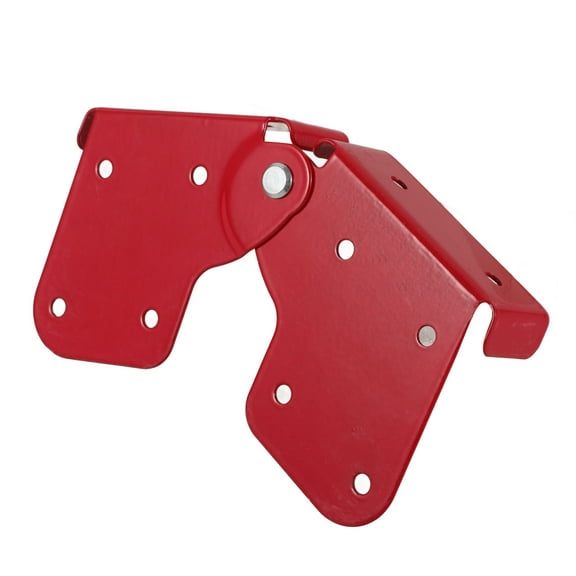 OUNONA Red Metal Ladder Hinge for Attic and Step Ladders, Replacement Hardware, Easy to Install and Versatile Use