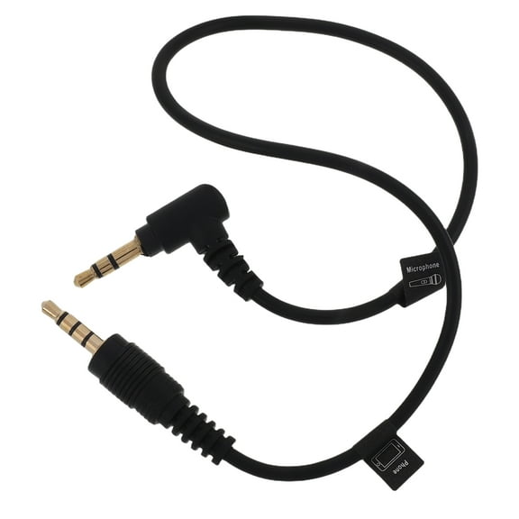 OUNONA Audio Cable For Microphone Trrs To Trs Adapter Headphone Adapter Cable Suitable For Headphones Computers Dslr Cameras 3.5mm Phones